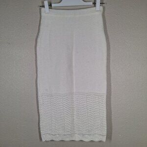 House Of Harbow 1960 Midi Skirt White Size XS